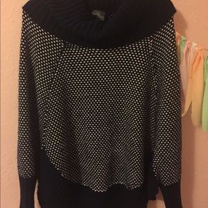 Market and spruce navy poncho